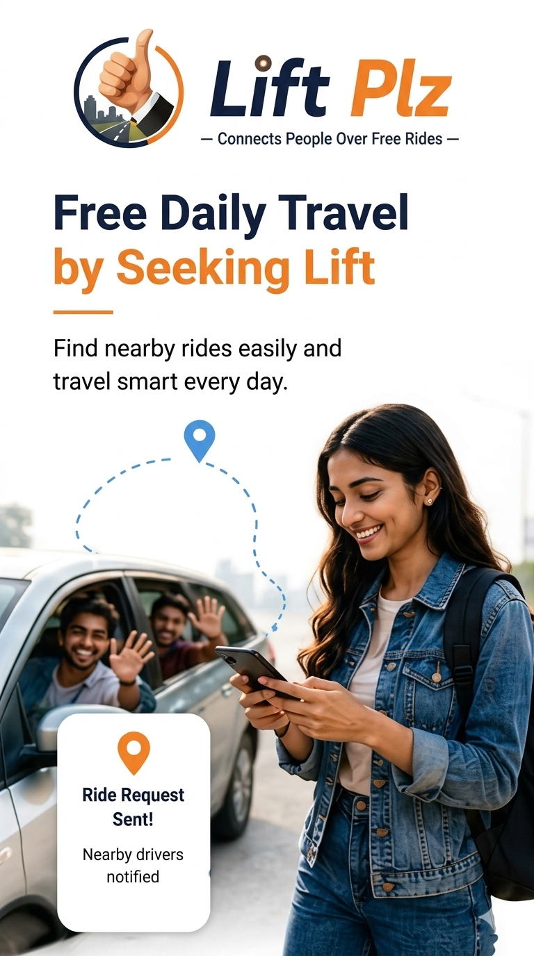 Free Daily Travel by Seeking Lift